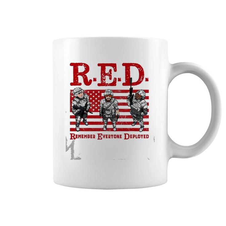 Remember Everyone Deployed Red Friday Military Families Coffee Mug