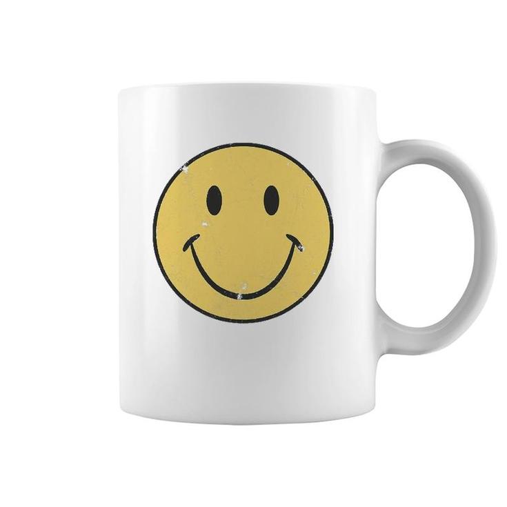 Retro 70'S Style Smile Face Coffee Mug