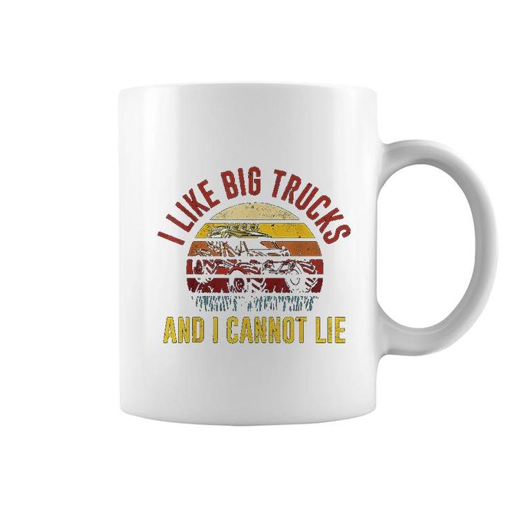Retro I Like Big Trucks And I Cannot Lie Coffee Mug