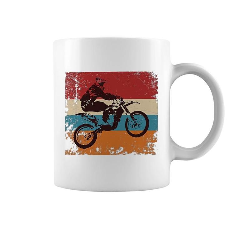 Retro Off Road Motorcycle Motocross Coffee Mug