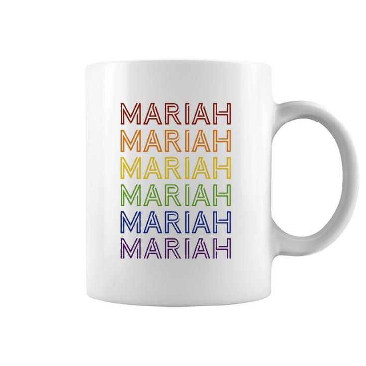 Retro Style Mariah Rainbow  Coffee Mug