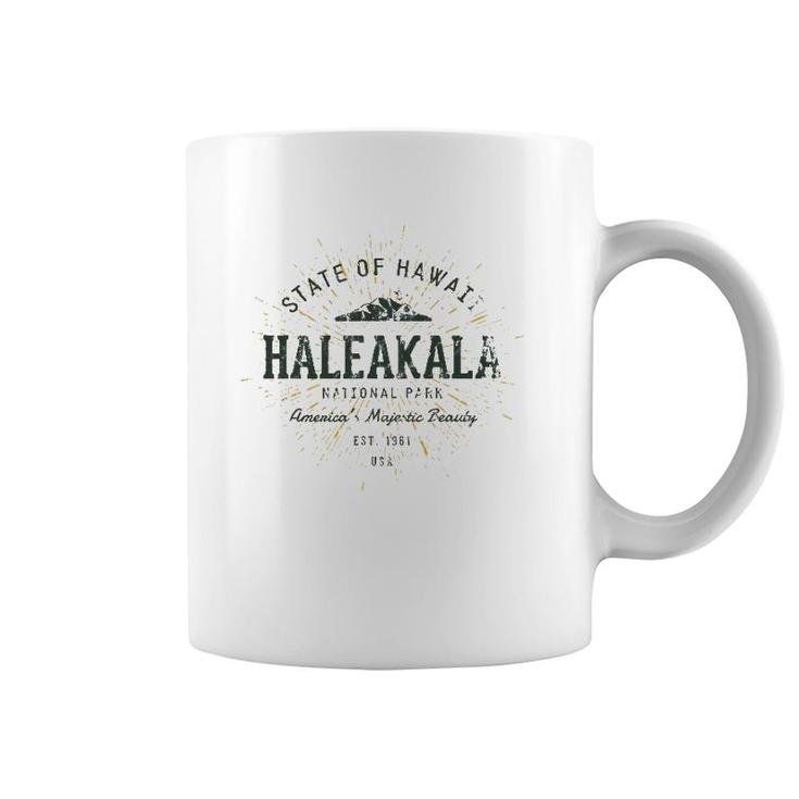 Retro Style Vintage Haleakala National Park Coffee Mug