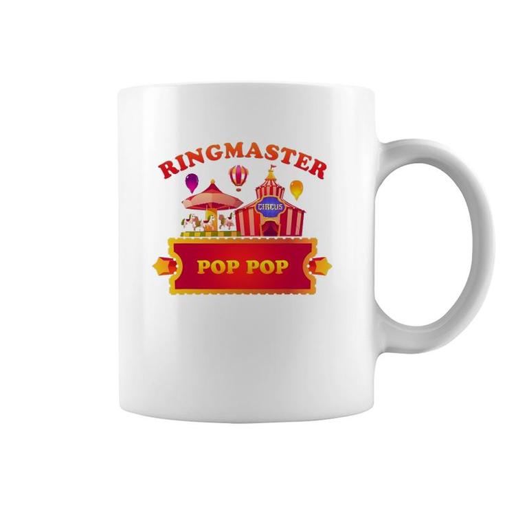 Ringmaster Pop Pop Circus Themed Birthday Party Staff Coffee Mug