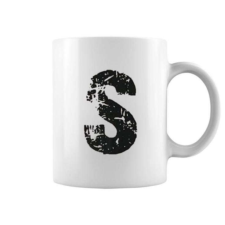 S Letter Alphabet Coffee Mug