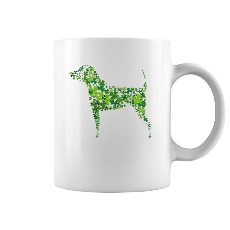 Saint Patrick's Day Shamrock Dog Design Coffee Mug