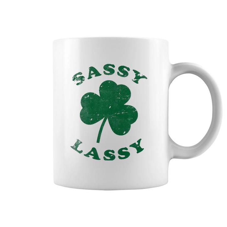 Sassy Lassy Funny Women Girls St Patrick's Premium Coffee Mug