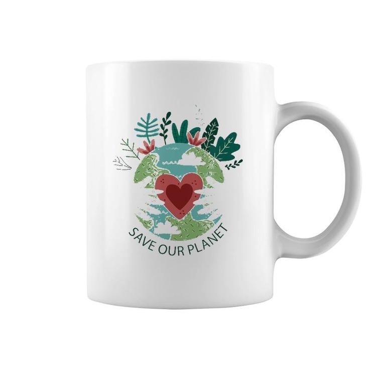 Save Our Planet Mother Earth Environment Protection Coffee Mug