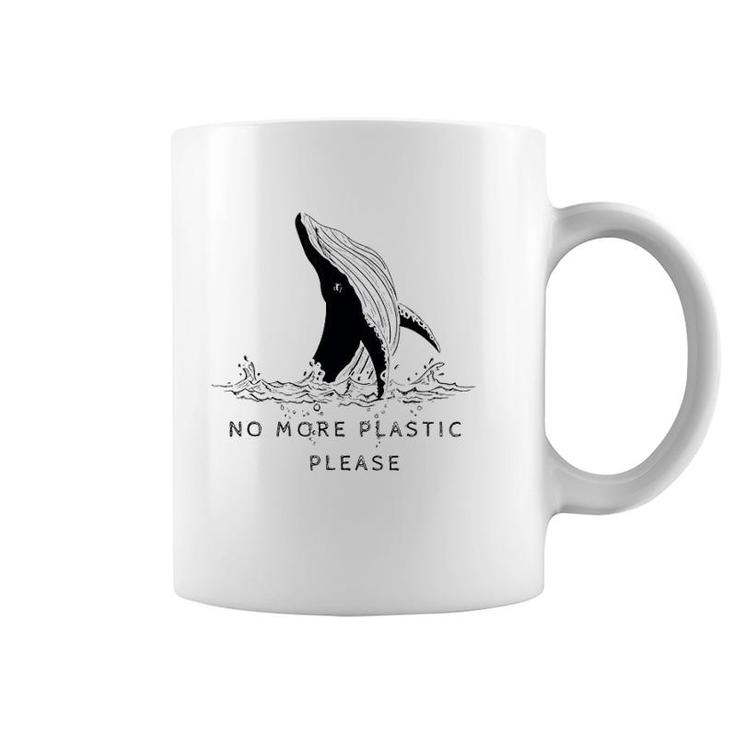 Save The Whales No More Plastic Please Coffee Mug