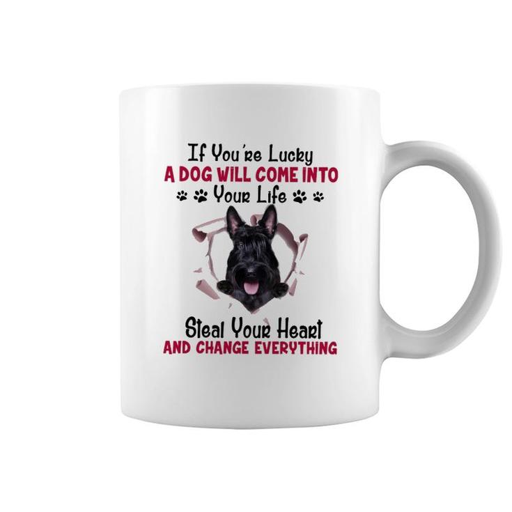Scottish Terrier If You Are Lucky Coffee Mug