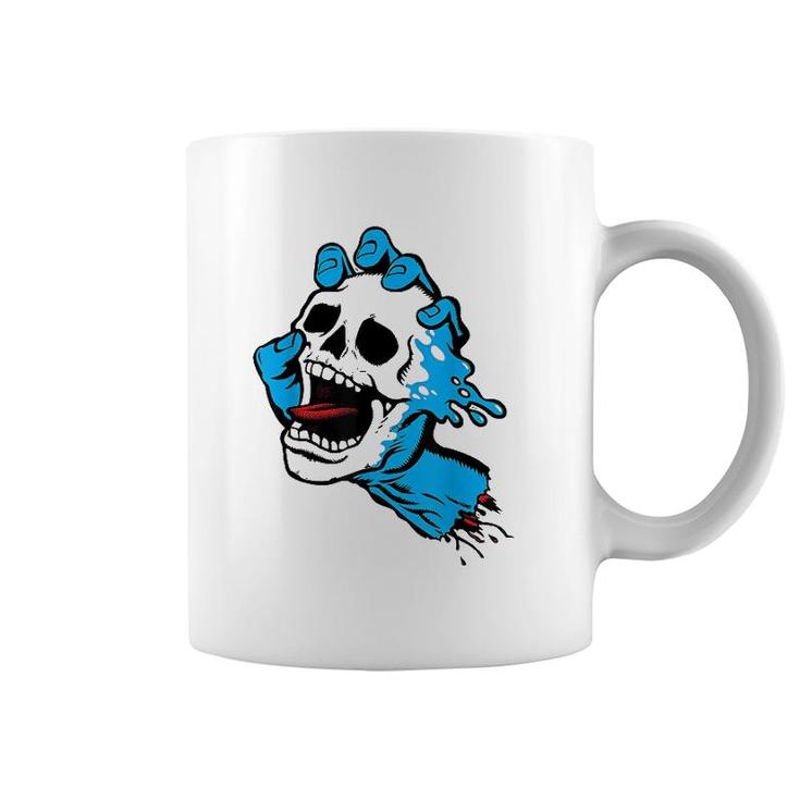 Screaming Skull Hand Coffee Mug