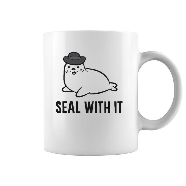 Seal With It Cute Seal Animal Lover Coffee Mug