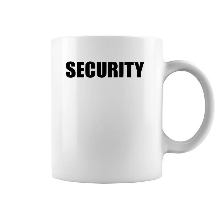 Security In Black Letter One 1 Side Only Coffee Mug