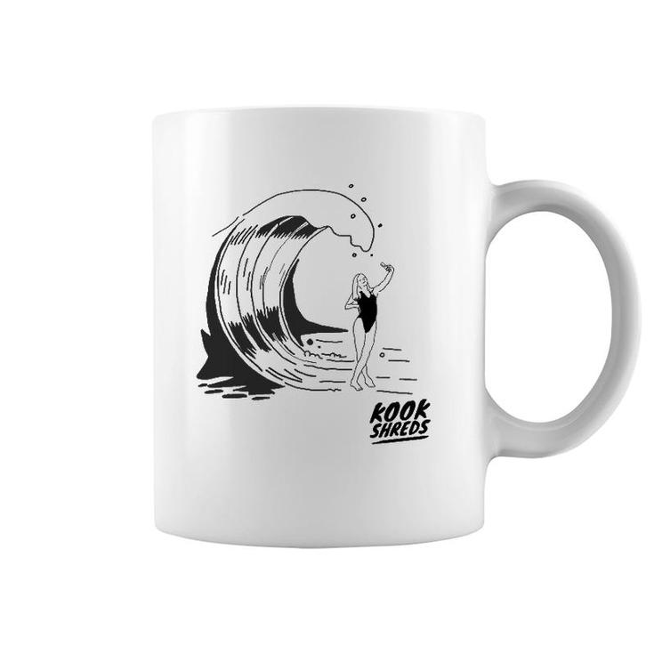 Selfie Slam Kook Shred Surfing Coffee Mug
