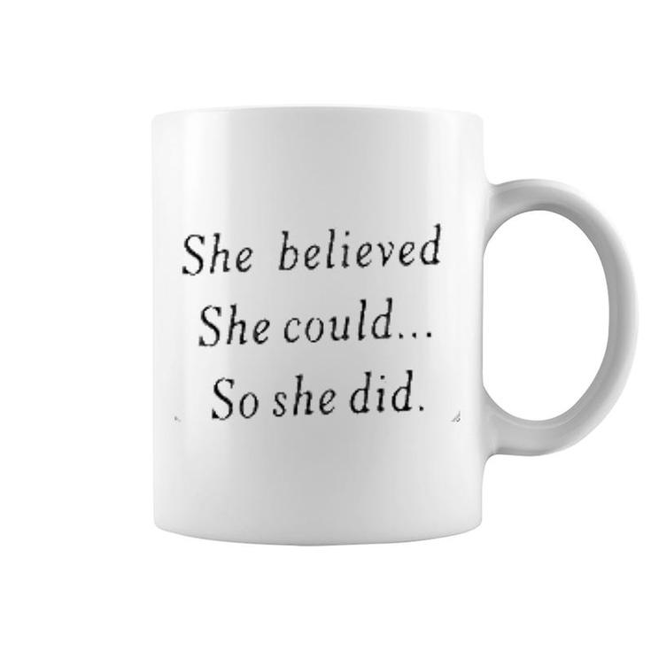 She Believed She Could So She Did Dental Coffee Mug