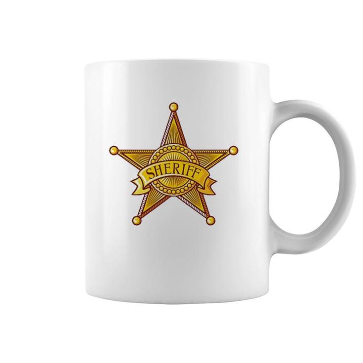 Sheriff Badge Uniforms Costume Gift Coffee Mug
