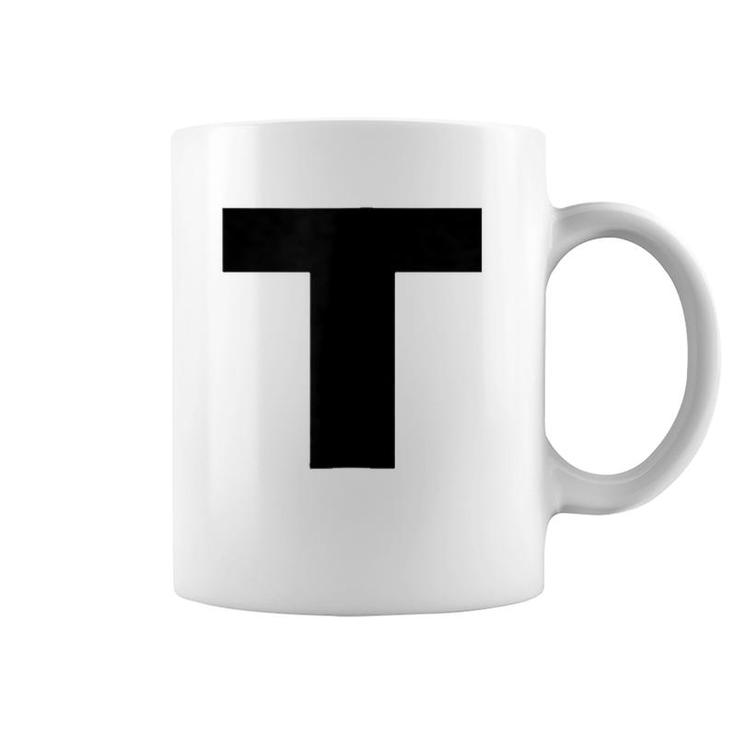 Simple Letter T Coffee Mug