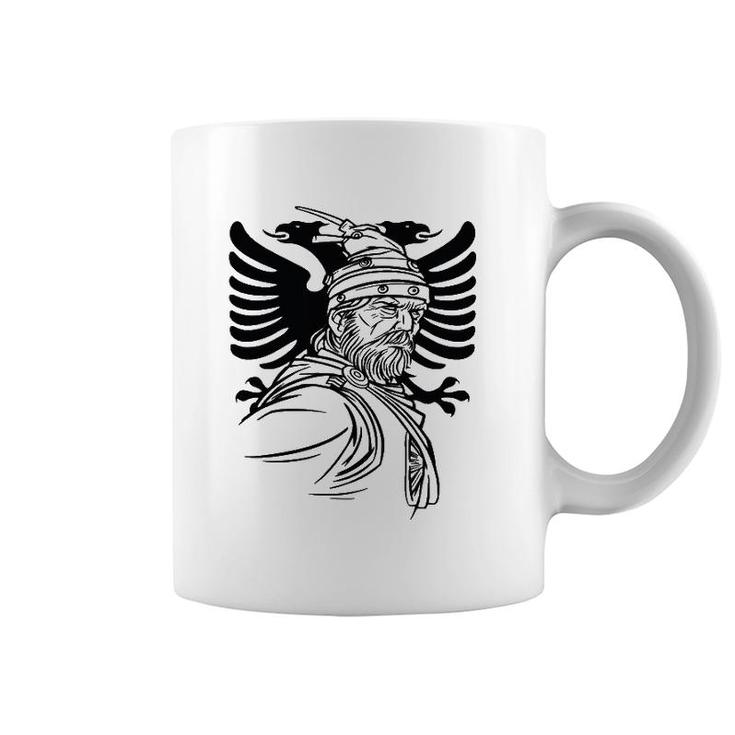 Skanderbeg Albania Balkan Hero Illyrian Shqip Kosovo  Coffee Mug