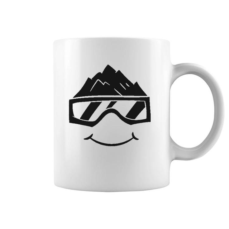 Ski Snowboard Skiing Goggles Snow Wintersport Skiing Coffee Mug