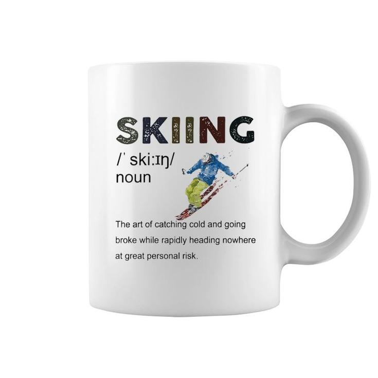 Skiing Definition Coffee Mug