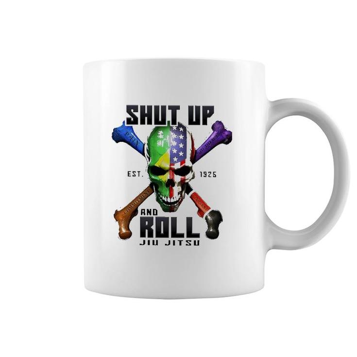Skull Shut Up And Roll Jiu Jitsu Est 1926 Ver2 Coffee Mug