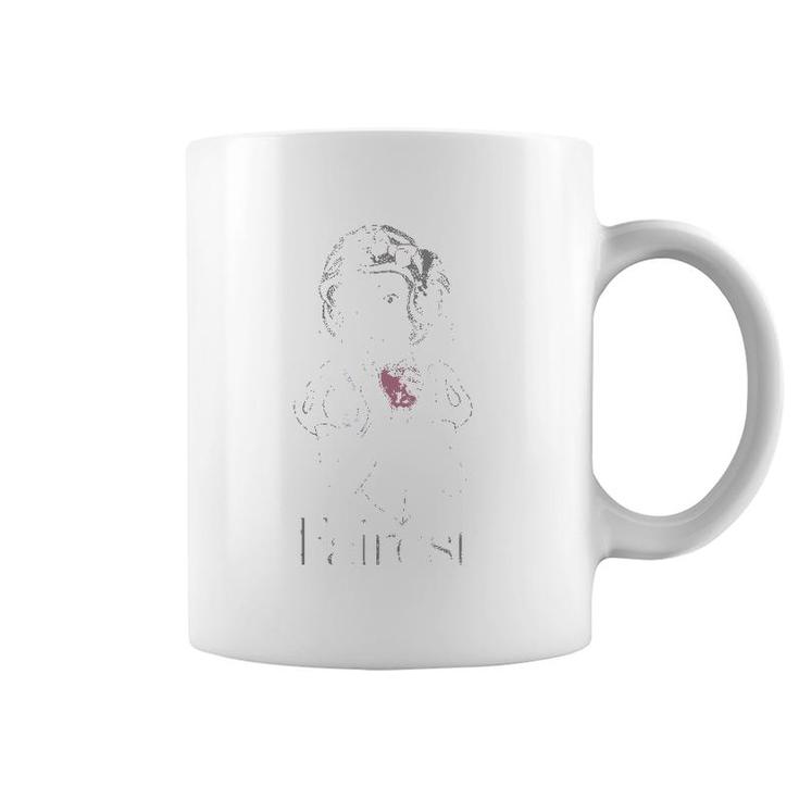 Snow White Fairest Portrait Faded Graphic Coffee Mug