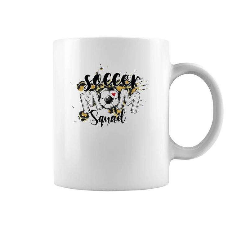 Soccer Mom Squad Mother's Day Leopard Coffee Mug