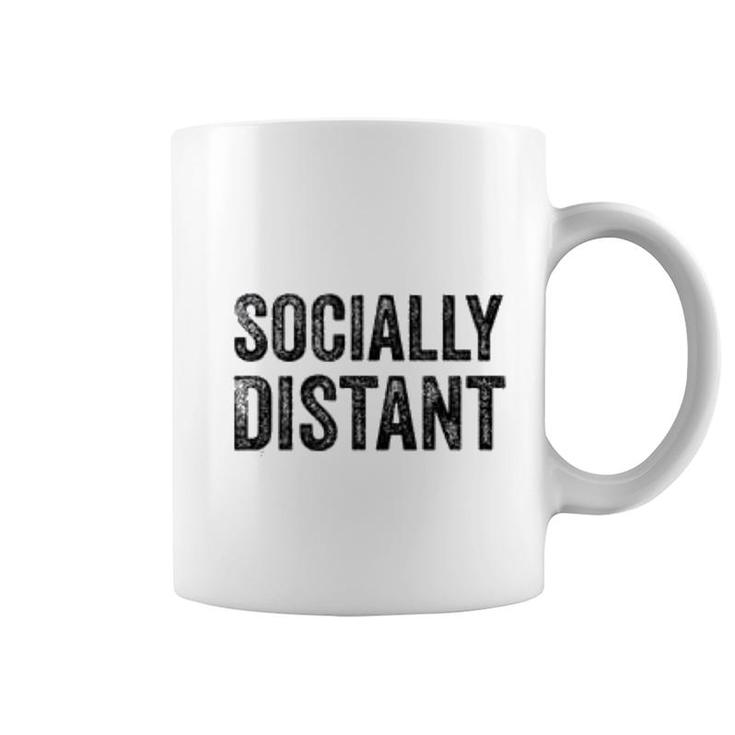Socially Distant Introvert Funny Social Distancing Coffee Mug