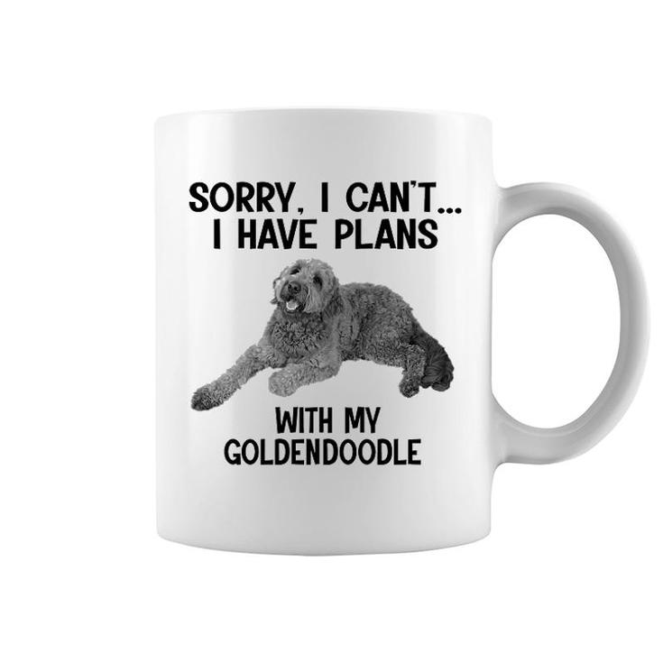 Sorry I Cant I Have Plans With My Goldendoodle Coffee Mug