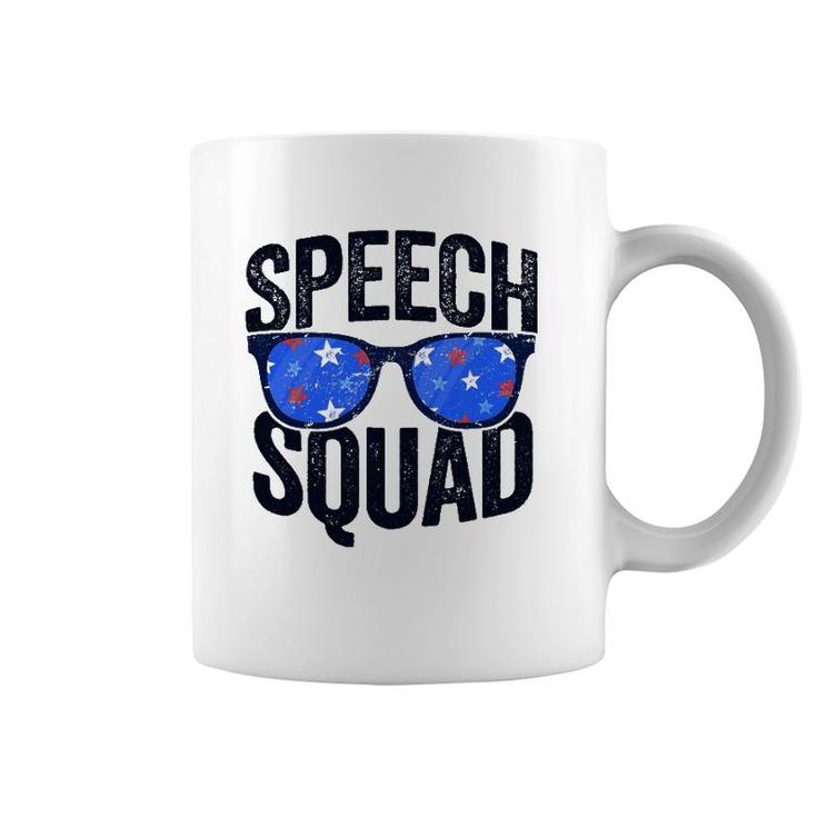 Speech Squad Funny Language Pathologist Teacher Coffee Mug