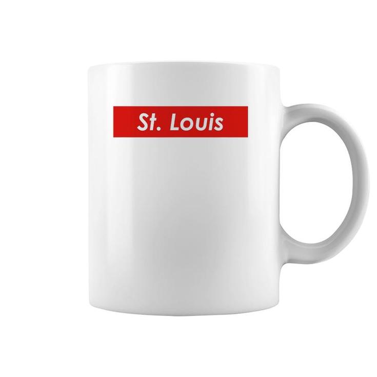 St Louis Missouri Red Box Coffee Mug