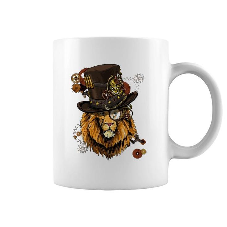 Steampunk Lion  Steampunk Lovers For Women & Men Coffee Mug