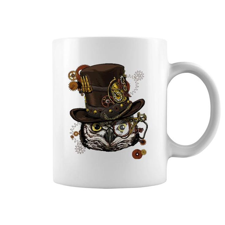 Steampunk Owl  Steampunk Owl Lovers Coffee Mug