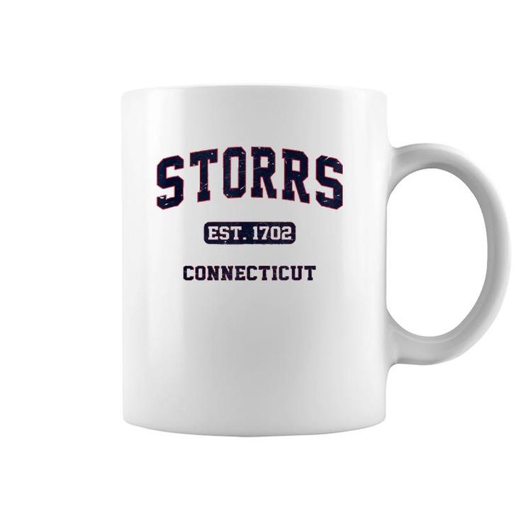 Storrs Connecticut Ct Vintage Athletic Style Gift  Coffee Mug