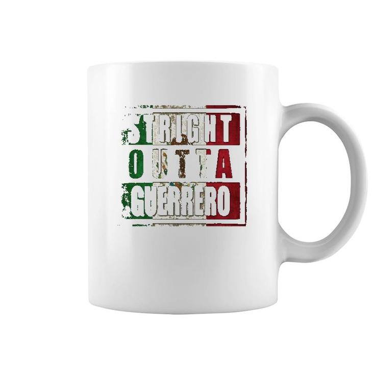 Straight Outta Guerrero Mexican Flag  Coffee Mug