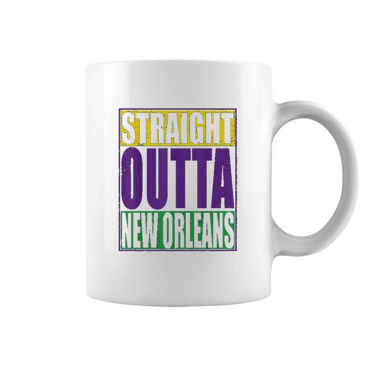 Straight Outta New Orleans Happy Mardi Gras Coffee Mug