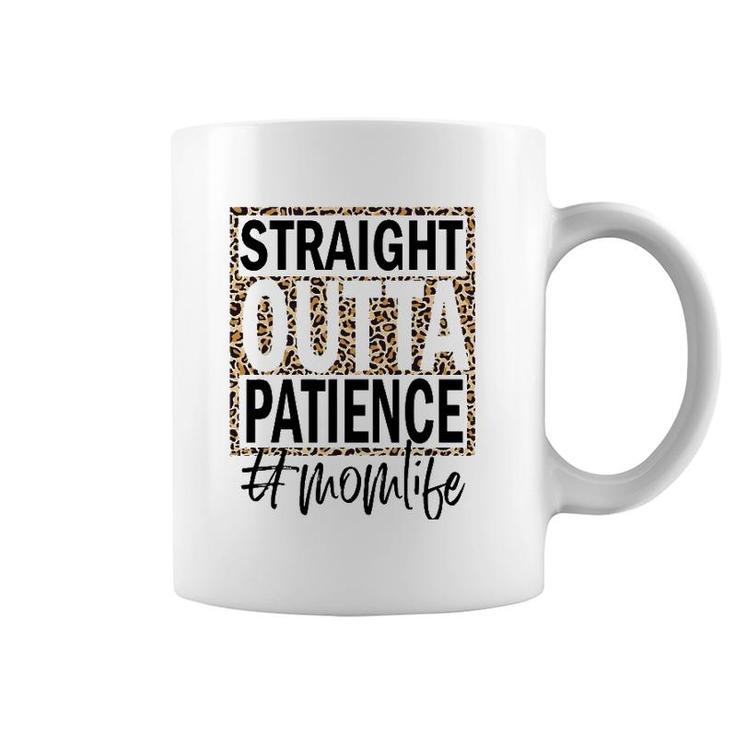 Straight Outta Patience Cheetah Leopard Pattern Coffee Mug