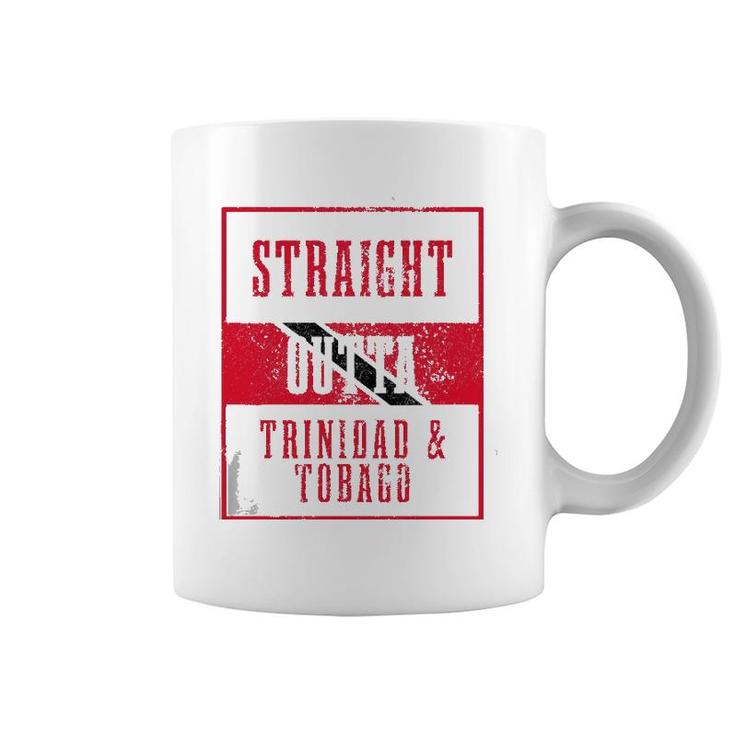 Straight Outta Trinidad & Tobago Trinidadian Flag Pride Coffee Mug