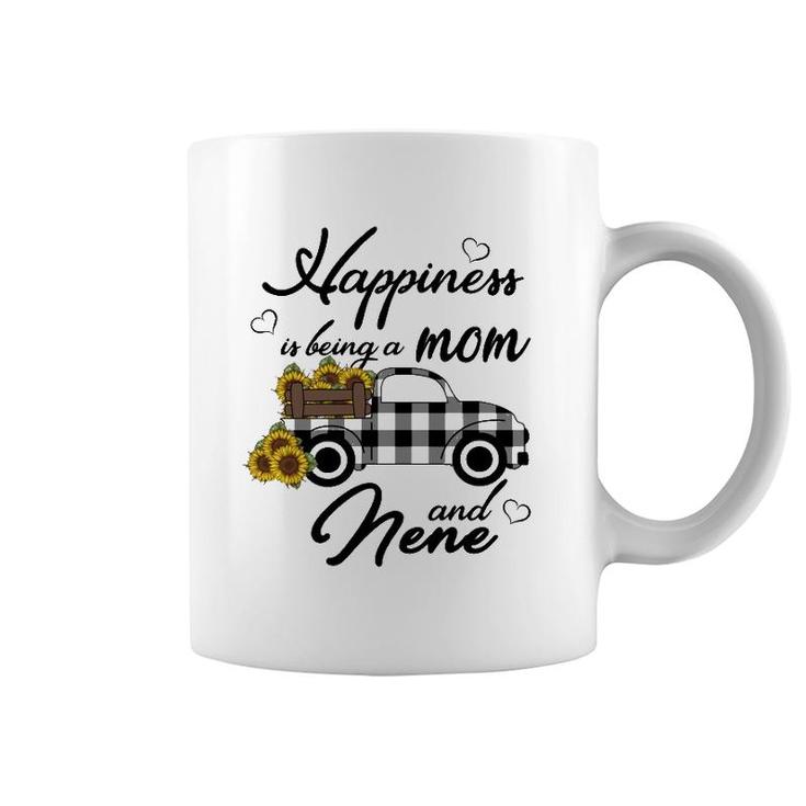 Sunflower Grandma  Happiness Is Being A Mom And Nene Coffee Mug