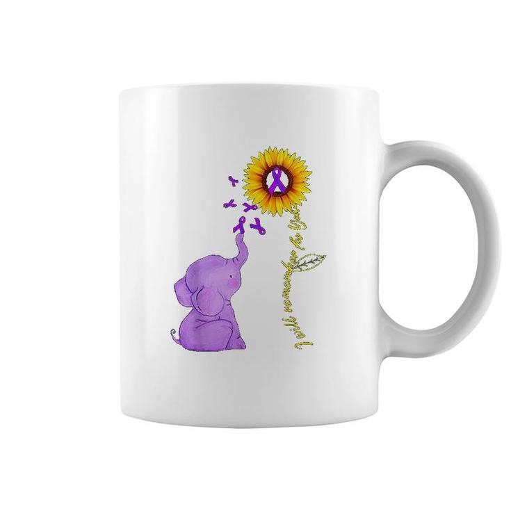 Sunflower I Will Remember For You Coffee Mug