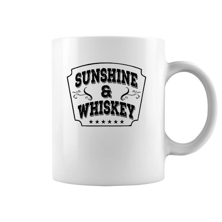 Sunshine & Whiskey Summer Whiskey Great Gift Fun Coffee Mug