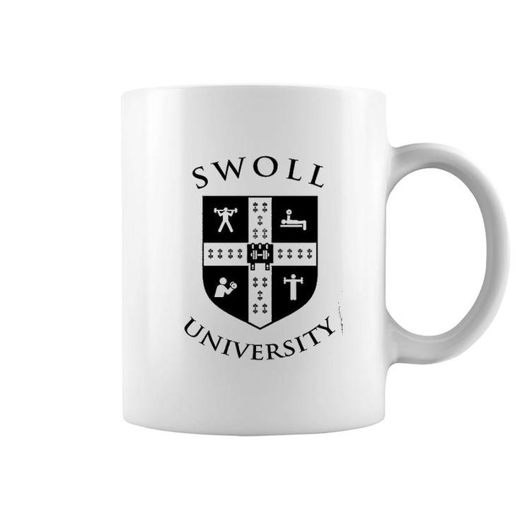 Swoll University Funny Gym Coffee Mug