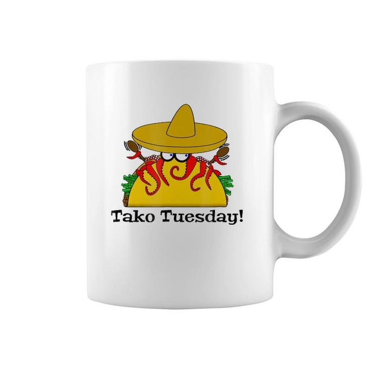 Tako Tuesday - Funny Octopus Tacos Coffee Mug