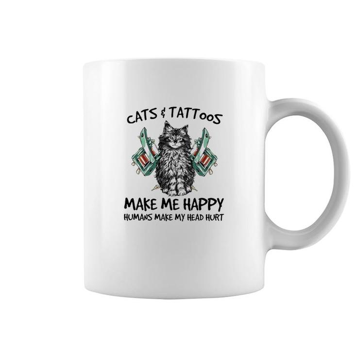 Tattoos And Cats Coffee Mug