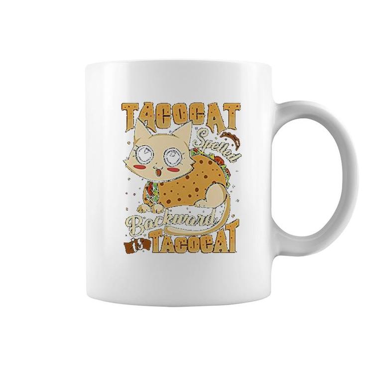Tcocat Spelled Backwards  Cute Coffee Mug
