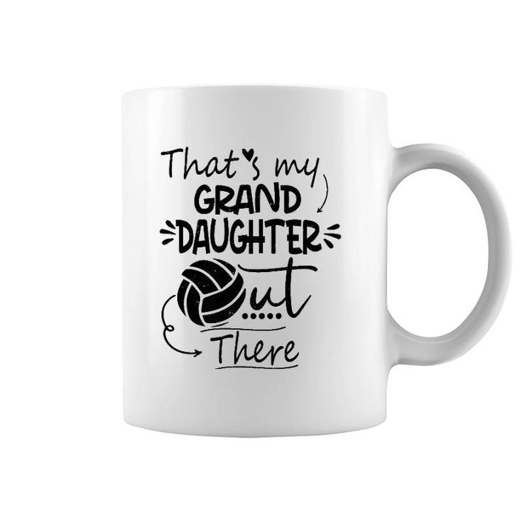 That's My Granddaughter Out There Volleyball For Grandma Coffee Mug