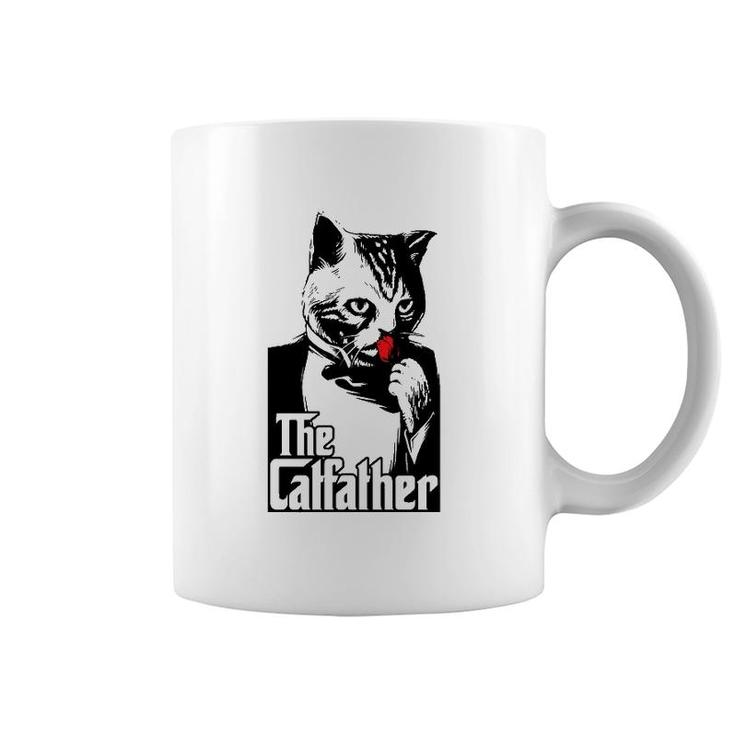 The Catfather Funny Parody Coffee Mug