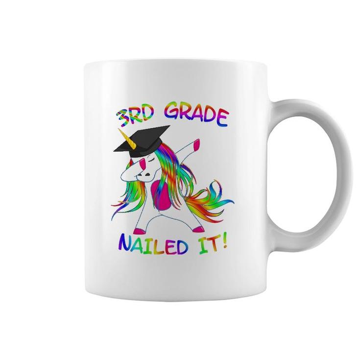 Third Grade Graduation Dabbing Unicorn Boy Girl Coffee Mug