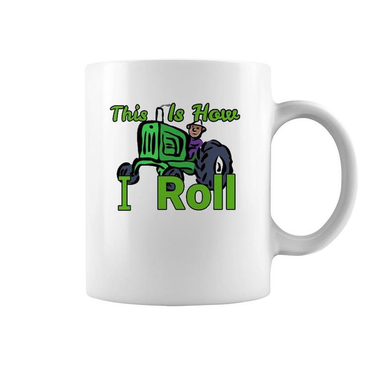 This Is How I Roll Riding Lawn Mower Design Coffee Mug