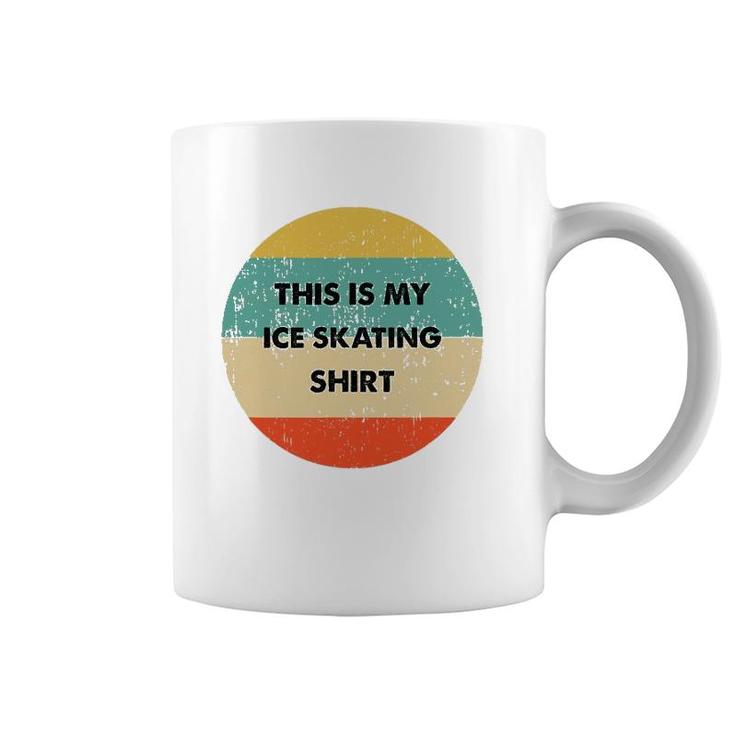 This Is My Ice Skating  Vintage Retro Coffee Mug