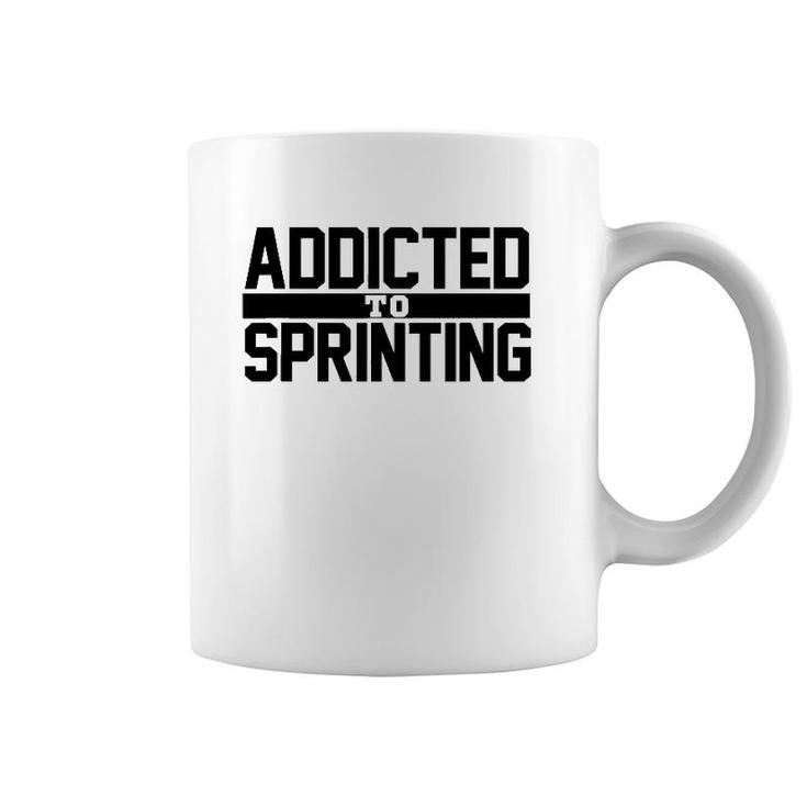 Track And Field Sprinters Sprinting Coffee Mug